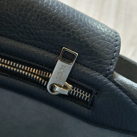 Tod's Blue Leather Women's Bag - Picture 5 of 10
